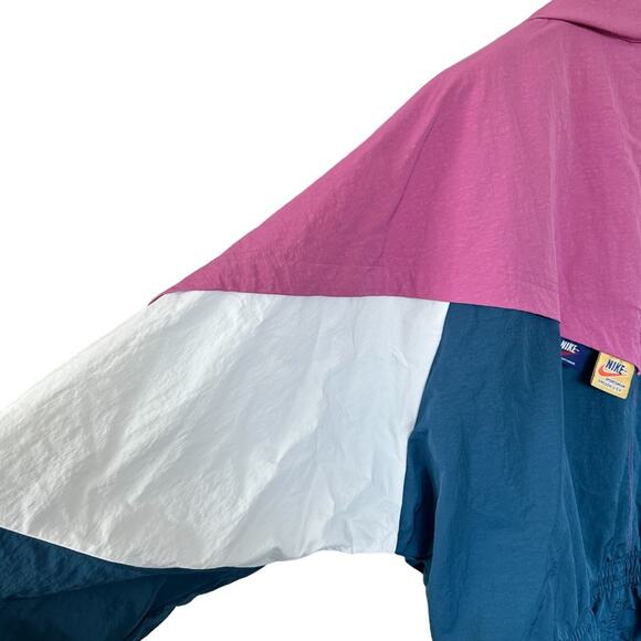 Nike Sportswear Icon Clash Track Jacket Windbreaker Pink Blue Women’s Size Large - Picture 14 of 16